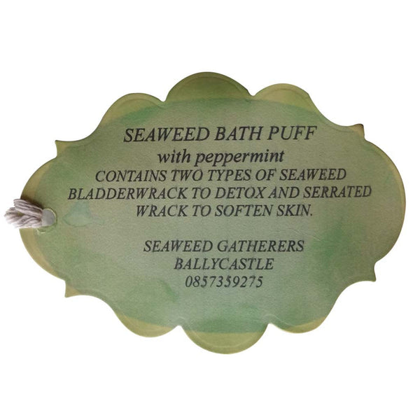 Seaweed Bath Puff with Peppermint 250g