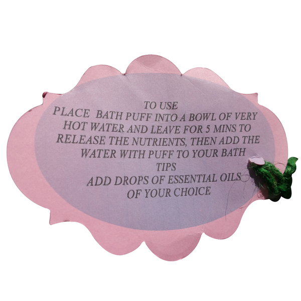 Seaweed Bath Puff with Lavender 250g