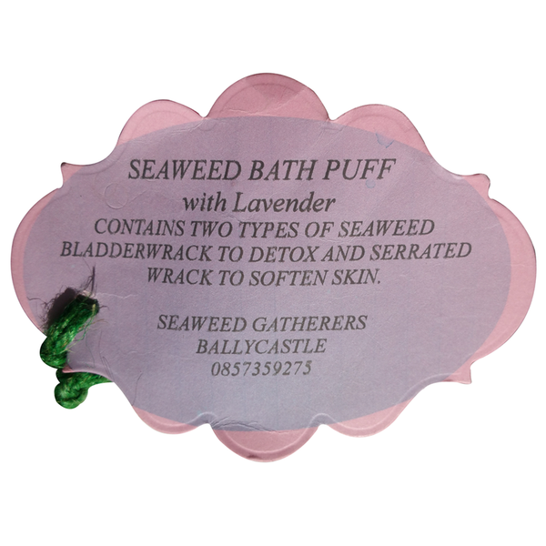 Seaweed Bath Puff with Lavender 250g